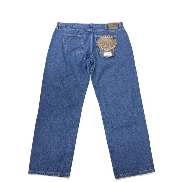 Diamond Gusset Blue Jeans Mens 42 x 30 NWT Stonewash Regular Western Denim USA - Picture 11 of 16